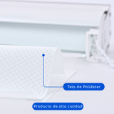 Cortina Roller Duo Blackout 80% Día Y Noche - Blanco