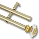 Barras De Cortina 25mm Extensibles Metálicas 120-210 Cm (DORADO)