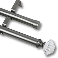 Barras De Cortina 25mm Extensibles Metálicas 160-300 Cm (PLATEADO)