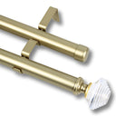 Barras De Cortina 25mm Extensibles Metálicas 120-210 Cm (DORADO)