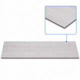 Piso Vinílico Autoadhesivo 91,44x15,24cm Antideslizante 5m2 36 piezas Gris Claro Guiza