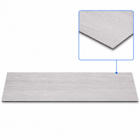 Piso Vinílico Autoadhesivo 91,44x15,24cm Antideslizante 5m2 36 piezas Gris Claro Guiza