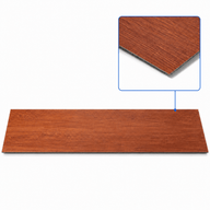 Piso Vinílico Autoadhesivo 91,44x15,24cm Antideslizante 5m2 36 piezas Marron Guiza