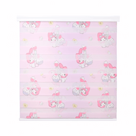 Cortina Roller Duo Zebra Día Y Noche Diseño Infantil My Melody