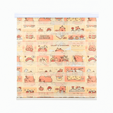 Cortina Roller Duo Zebra Día Y Noche Diseño Infantil Capibara