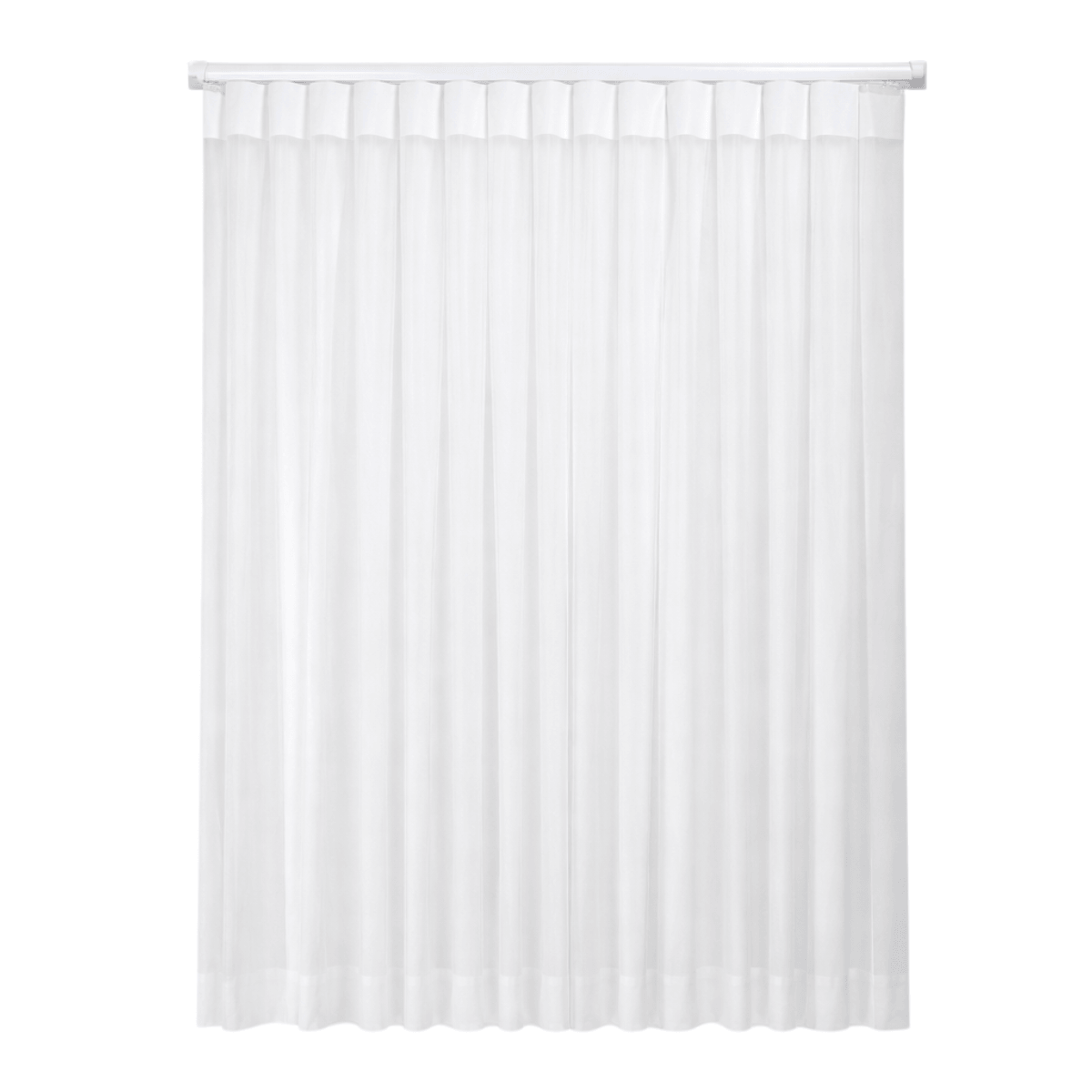 Cortina Roller Vertical 1 Paño 150x230 Con Riel Blanca Guiza