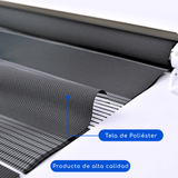 Cortina Roller Duo Dia y Noche Con Cenefa PVC - NEGRO