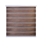 Cortina Roller Duo Zebra Día Y Noche - CAFE OSCURO JASPEADO