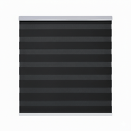 Cortina Roller Duo Dia y Noche Con Cenefa PVC - NEGRO