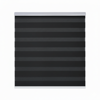 Cortina Roller Duo Dia y Noche Con Cenefa PVC - NEGRO