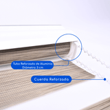 Cortina Roller Duo Zebra Día Y Noche - MARRON JASPEADO