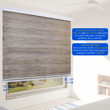 Cortina Roller Duo Zebra Día Y Noche - MARRON JASPEADO