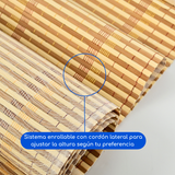 Cortina Roller Bambu Persiana Enrollable - NATURAL