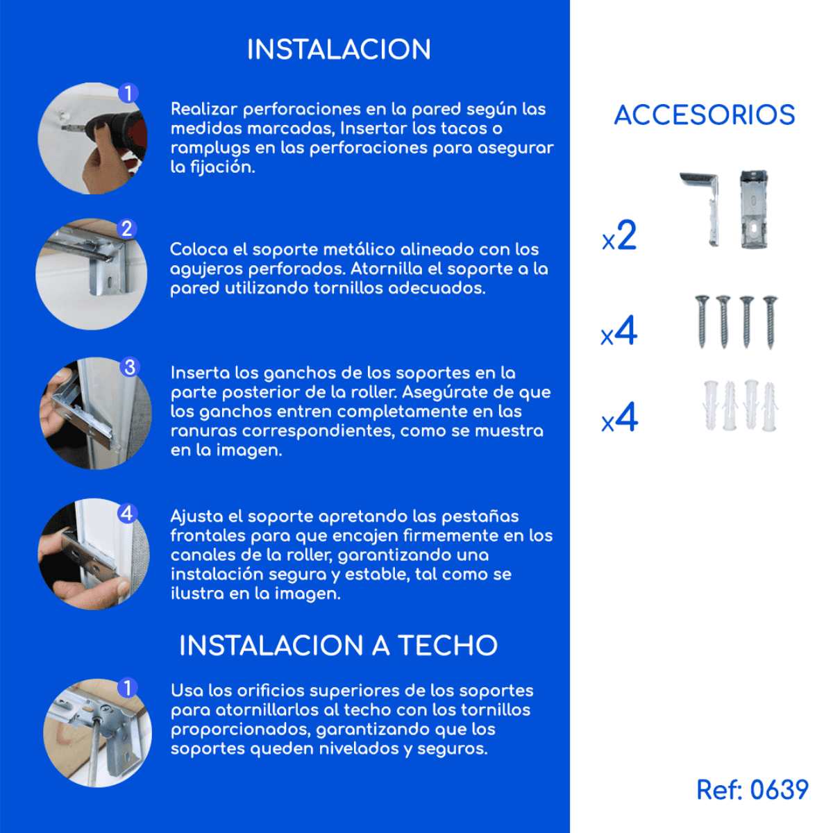 Cortina Roller Duo Blackout 100% Día y Noche Premium GRIS LISO