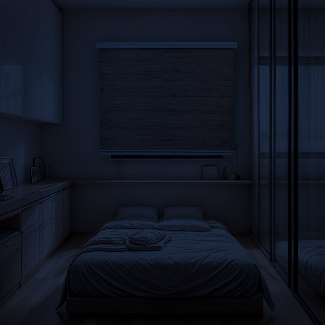 Cortina Roller Duo Zebra Día Y Noche - MARRON JASPEADO