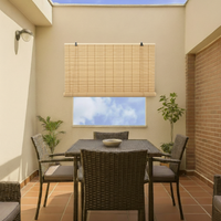 Cortina Roller Bambu Persiana Enrollable - NATURAL