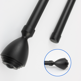 Barras De Cortina 19mm Extensibles Metálicas 160-300 Cm (NEGRO)