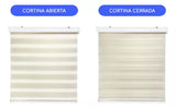 Cortina Roller Duo Zebra Día Y Noche - BEIGE