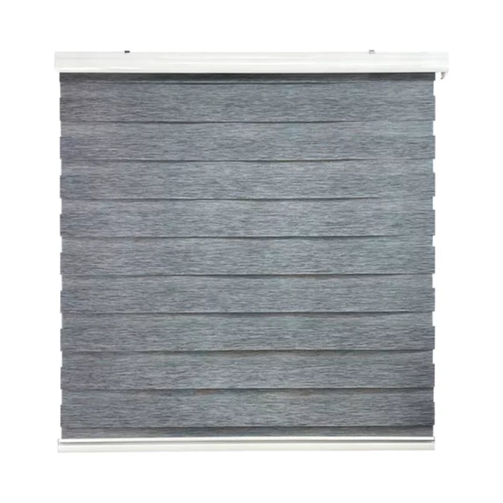 Cortina Roller Duo Zebra Día Y Noche - GRIS JASPEADO