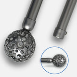 Barras De Cortina 19mm Extensibles Metálicas 120-210 Cm (PLATEADO)