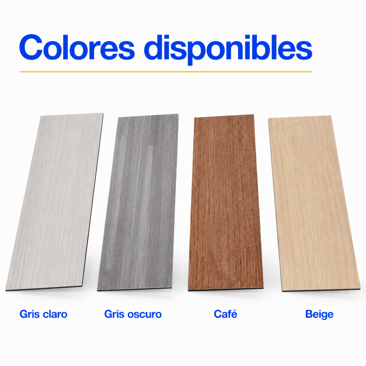 Piso Vinílico Autoadhesivo 91,44x15,24cm Antideslizante 5m2 36 piezas Marron Guiza