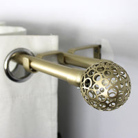 Barras De Cortina 19mm Extensibles Metálicas 120-210 Cm (DORADO)