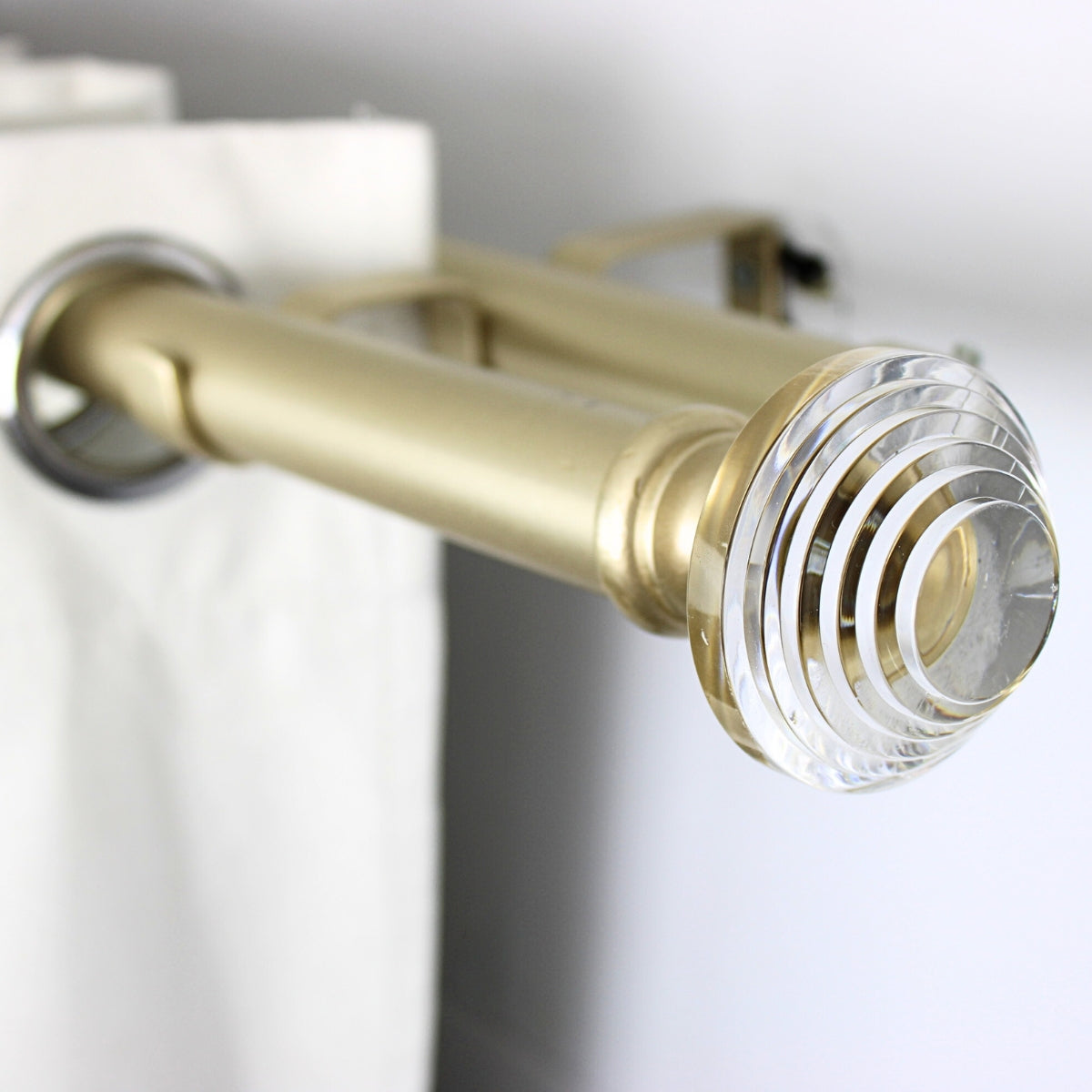 Barras De Cortina 25mm Extensibles Metálicas 120-210 Cm (DORADO)