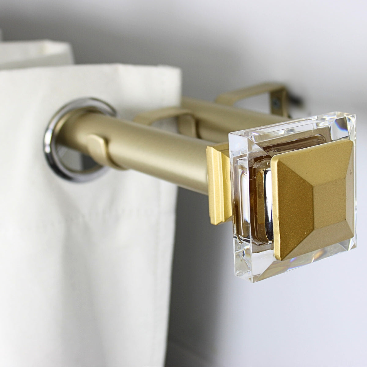 Barras De Cortina 25mm Extensibles Metálicas 120-210 Cm (DORADO)