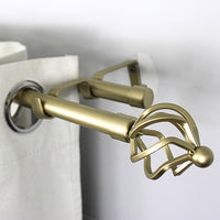 Barras De Cortina 19mm Extensibles Metálicas 120-210 Cm (DORADO)