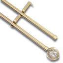 Barras De Cortina 19mm Extensibles Metálicas 120-210 Cm (DORADO)