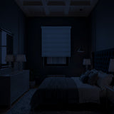 Cortina Roller Duo Blackout 80% Día Y Noche - Blanco