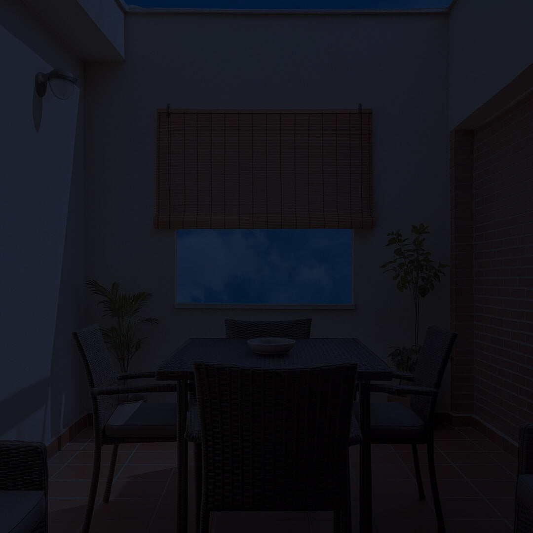 Cortina Roller Bambu Persiana Enrollable - CAFE CLARO