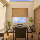 Cortina Roller Bambu Persiana Enrollable - CAFE CLARO