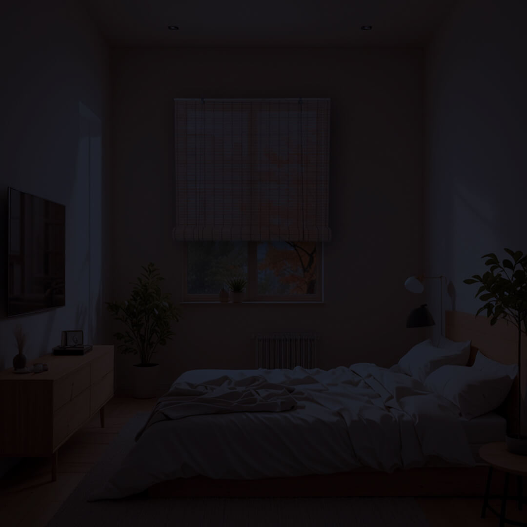 Cortina Roller Bambu Persiana Enrollable - CAFE CLARO