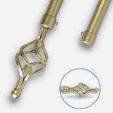 Barras De Cortina 19mm Extensibles Metálicas 120-210 Cm (DORADO)