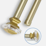 Barras De Cortina 25mm Extensibles Metálicas 120-210 Cm (DORADO)