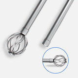 Barras De Cortina 19mm Extensibles Metálicas 120-210 Cm (PLATEADO)